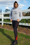 performa ride hoodie grey