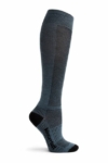 wright knee high horse riding socks grey right side