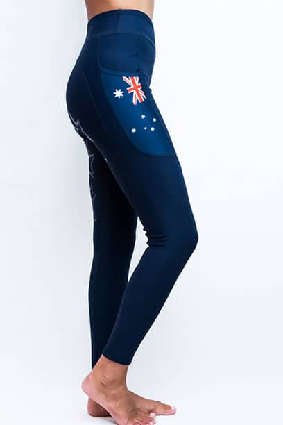 horse riding tight aussie flag right side performa ride