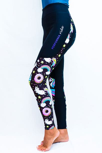 Galaxy Unicorn Leggings for Women Horse Riding Pants Horse Lover