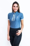 horse riding top glacier frill grey performa ride