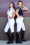 flexion horse riding tights white performa ride 2
