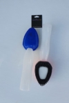 no touch scrubbing brush blue both sides performa ride