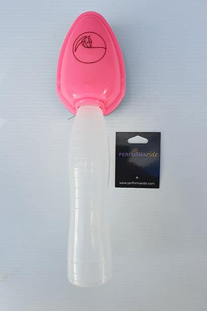 no touch scrubbing brush pink single performa ride