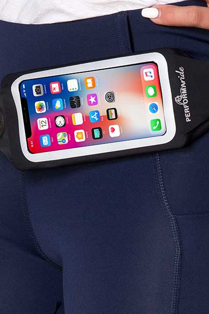 clear face phone belt left front close up performa ride