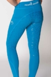 disrupt summer horse riding tights aspen blue back left close up performa ride