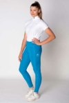 disrupt summer horse riding tights aspen blue front left performa ride