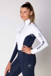 equestrian technical shirt white navy left b performa ride