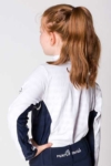 equestrian technical shirt youth white navy back left performa ride