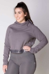 fierce equestrian riding hoodie grey front left a performa ride