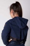 fierce equestrian riding hoodie navy back a performa ride