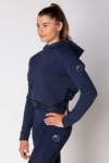 fierce equestrian riding hoodie navy front left b performa ride