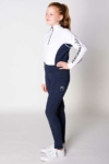 youth disrupt horse riding tights navy front left performa ride