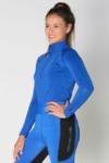equestrian top chill base layer royal blue front b performa ride