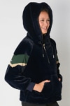 equestrian snug hoodie front right close hood up performa ride