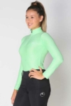 glacier long sleeve slim fit equestrian top adult mint front a performa ride
