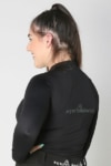 luna baselayer equestrian top black back left performa ride