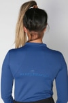 luna baselayer equestrian top blue back performa ride