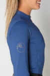 luna baselayer equestrian top blue right performa ride