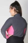 equestrian technical long sleeve top pink back b performa ride