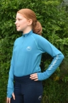 disrupt kids baselayer equestrian top aspen front left performa ride