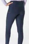 evolve horse riding tights navy back left performa ride