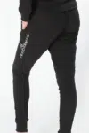 fleece tracksuit pants black left back performa ride