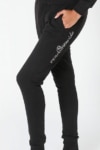 fleece tracksuit pants black left front performa ride