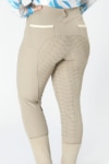 pr horse riding breeches tan left back model b performa ride