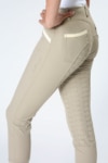 pr horse riding breeches tan left model b performa ride