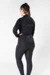 spark horse riding tights black left back performa ride