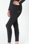 spark horse riding tights black left front close performa ride