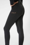 spark horse riding tights black left model performa ride