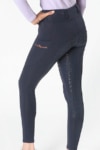 spark horse riding tights navy left back close performa ride
