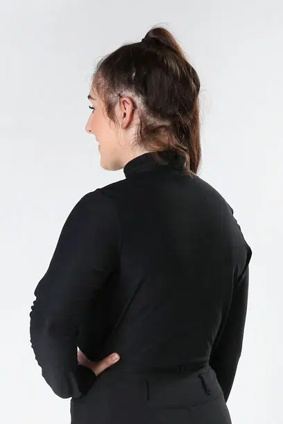 technical shirt relaxed fit black back left performa ride