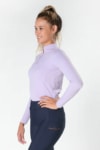 luna rose baselayer equestrian top lilac left performa ride