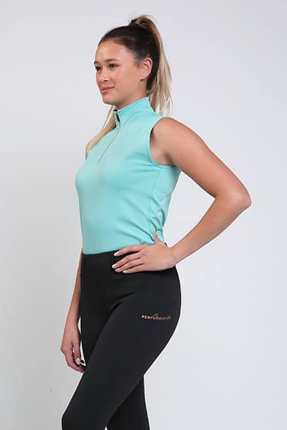 island breeze sleeveless base layer front left close performa ride